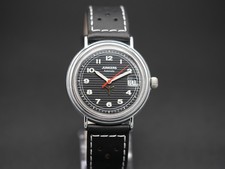 Junkers Fliegeruhr ETA 2824-2 Automatik Vintage Lederband Datum – revisioniert