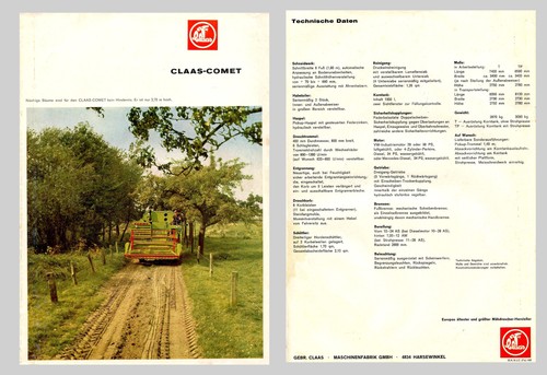 Claas comet mähdrescher - comet,