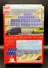 Busch H0 1162 Solarpark für Felder, Bausatz für 4 Solarkollektoren | unbenutzt