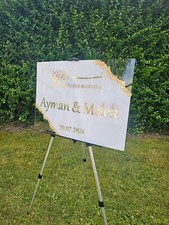 Willkommensschild Hochzeit personalisiert Tafel | Empfang Party | Event Deko