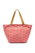 Fossil KEYPER EW TOTE PINK Tragetasche mit Zipper Polyester Pink ZB5758664
