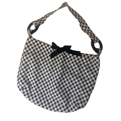 Shoulder bag black white - bag,