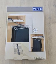 WENKO Schrankauszug für 12 Hosen Kleider Bügel zum Aufhängen NEU u. OVP