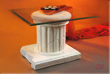 Glastisch Beistelltisch Säule