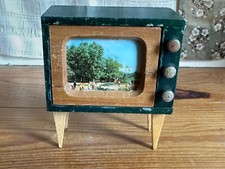 (RB)5025-5084, alter Fernseher aus Holz, Spielzeug, Deko