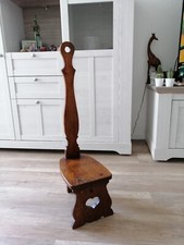 Schemel Hocker Melkschemel Eichenholz Antik