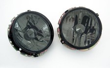 Für VW Golf 1 Cabrio Caddy Käfer T2 Mercedes W430 Klarglas Schwarz Scheinwerfer