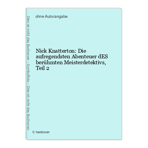 Nick knatterton die - nick,
