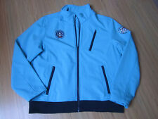 neuwertig HERREN SOFTSHELL Jacke türkis GR.56 winddicht wasserabweisend