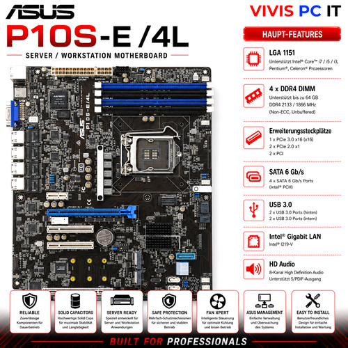 Asus p10s server - asus,