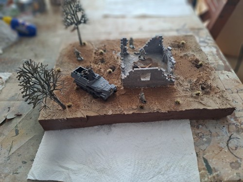 Modellbau diorama mit - diorama,