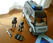 Playmobil City SEK Polizei Mannschaftswagen Set 6043 - top