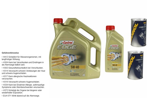 Motoröl castrol edge - 6l,