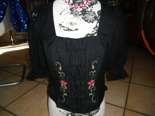 Landhaus dirndl bluse - landhaus, bluse/corsage
