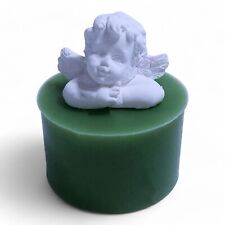 Silikonform matt Gießform Skulpturen verträumter Engel  (030)