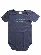 Babybody Body Tausche Schwester gegen Bagger Junge Unterwäsche Baby Langarmbody 