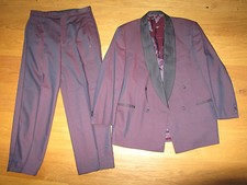 edler WILVORST Smoking lila schimmernd Gr. 48 super Zustand