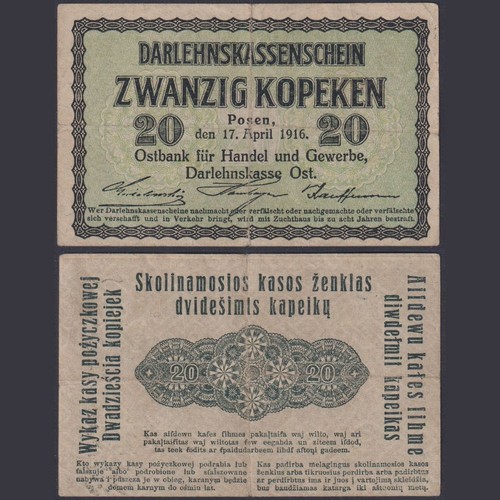 Darlehnskasse kopeken - darlehnskasse, 20