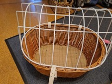 Fahrrad-Transportkorb für Hunde & Katzen bis 10kg (Gr. M) mit Sonnenschutz