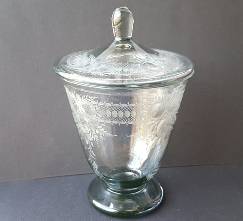 Glas deckel vase - deckel-vase/, pokal