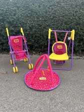 Peppa Wutz Peppa Pig Spielzeug Set Puppen Hochstuhl, Buggy, Spielbogen, Autositz