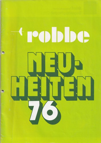 Robbe modellbau 1976 - rc-modellbau,