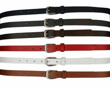 2cm Schmale Damen Gürtel Voll ledergürtel Rindlleder 100% echt Leder NEU