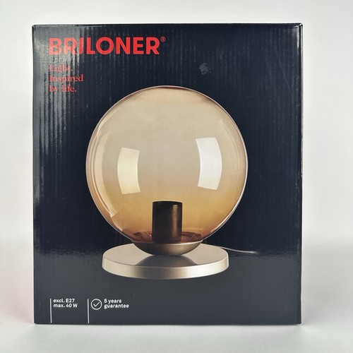 Briloner tischleuchte e27 gold - tischleuchte,