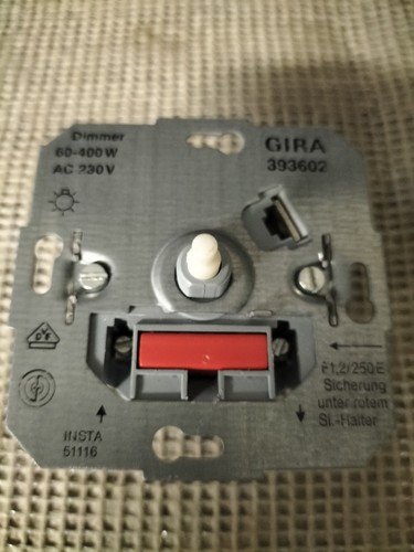 Dreh dimmer von gira - von, neuwertig