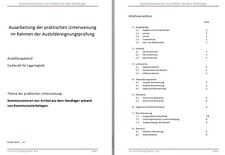 ADA Schein AEVO praktische Unterweisung Ausarbeitung 98 Punkte+Ablauf Prüfung