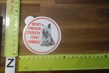 Alter Aufkleber Friseur Hundefriseur Spruch Einen Friseur müsste man haben