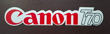 Aufkleber "Canon T70", 20 x 4