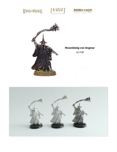 Zinn hexenkönig von - zinn, angmar