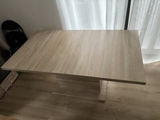 Tisch, Esstisch, Eiche Sonoma, Nachbildung, 160-200 x 90 x 76 cm