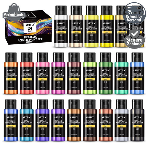 Acrylfarben set - acrylfarben, 24
