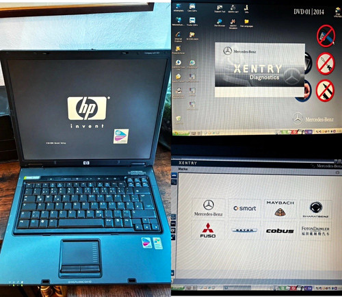 Mercedes star diagnose laptop - mercedes,