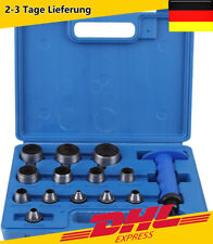Locheisen Set mit Zentrierspitze Belt Punching Ø5-35mm Stanzwerkzeug Stahl DHL