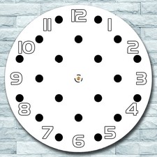 Glas wanduhr punktmuster - fi,