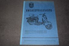 Ersatzteilliste Ersatzteilekatalog NSU Autoroller Lambretta 125/ 150 cm³ 1955