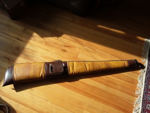 Vintage leather rifle - leather, carry