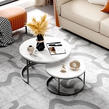 Couchtisch Rund 2er Set