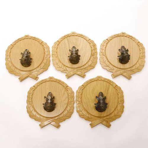 Keilerschilder geschnitzt - 5x,