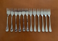 12 x MICHELIN Solingen Kuchengabeln Dessertbesteck 18/10 Edelstahl Rostfrei