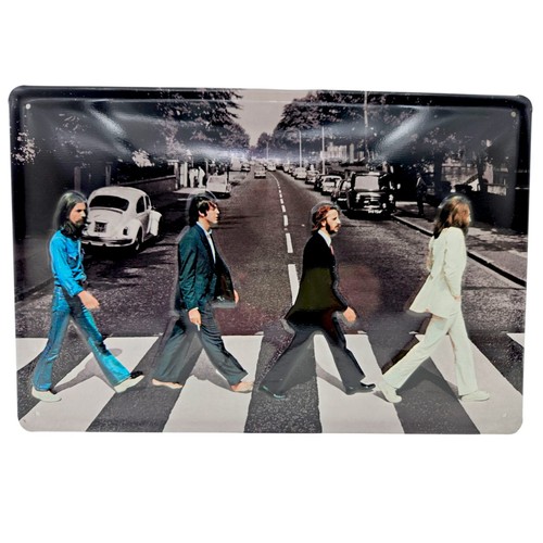 Blechschild the beatles abbey - blechschild,