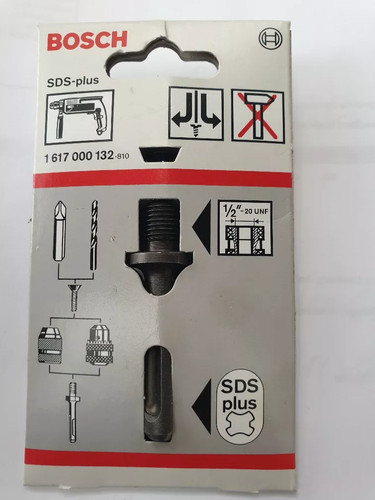 Bosch adapter sds plus - adapter, 1/2"