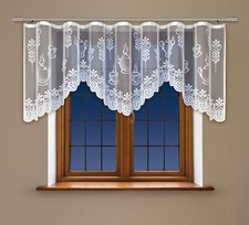 Gardine mit Kräuselband Kaffee Tasse Muster Esszimmer Küche Jacquard-Stoff