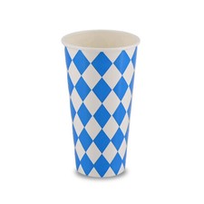 HEKU Pappbecher Oktoberfest Deko Bavaria 0,5 l Partybecher, div. Mengen