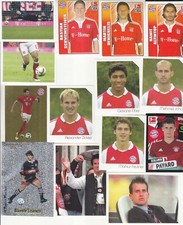 166 x FC Bayern München  verschiedene Panini Topps Bilder verschiedene Jahre