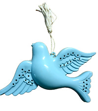 2x Vintage AVON Duftspender Anker Taube Blau