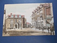 Postkarte Das Kreuz, Whitstable (Straßenansicht) 1949 verschickt